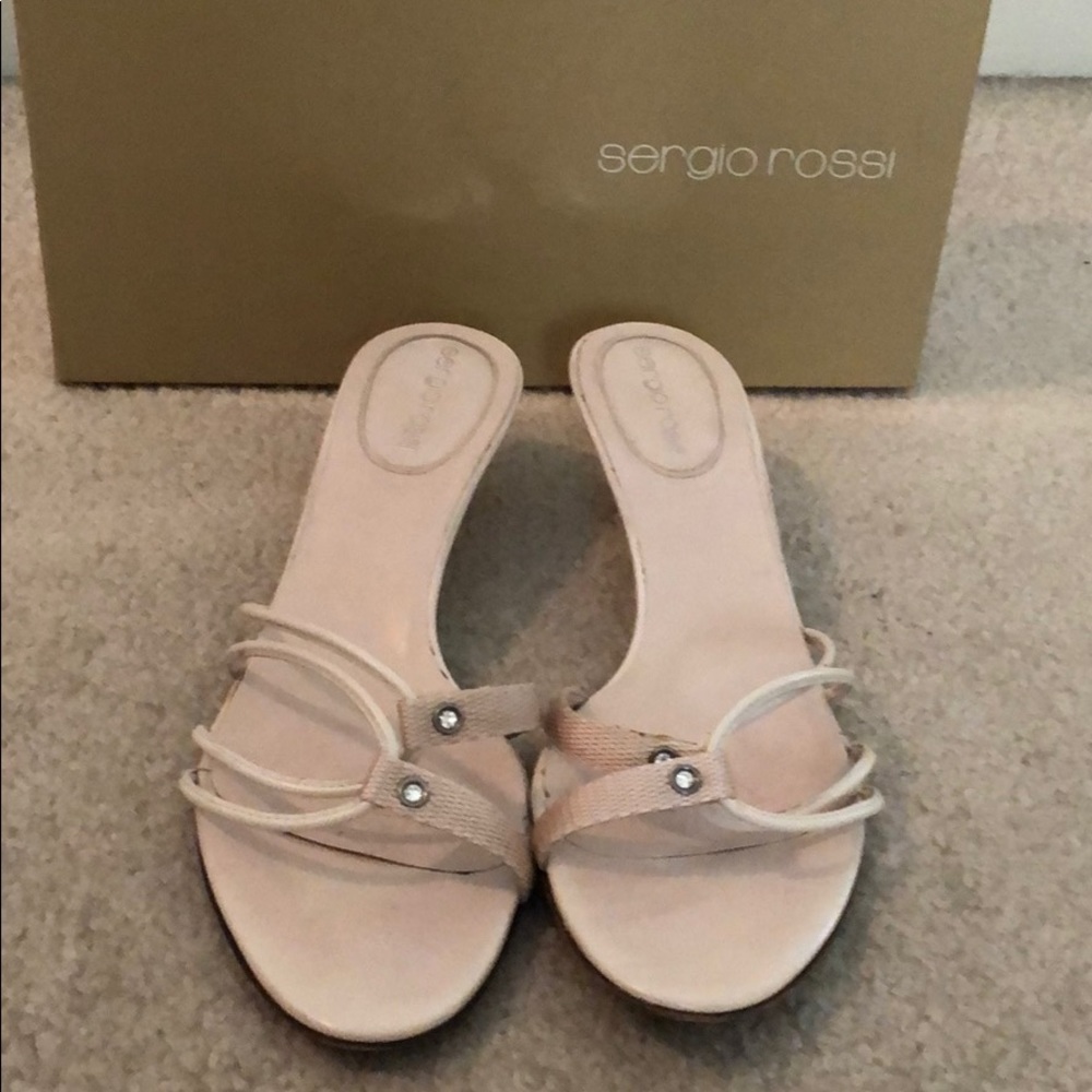 Woman shoes slide, Sergio Rossi